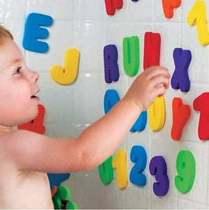 36 Count Floating Foam Letters Educational Toy