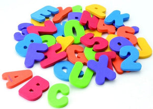 36 Count Floating Foam Letters Educational Toy