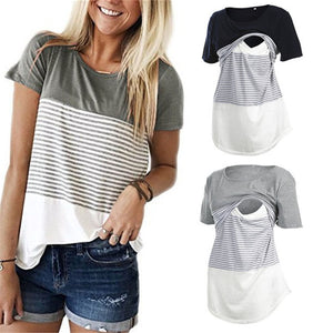 Maternity Clothing: Nursing Top.