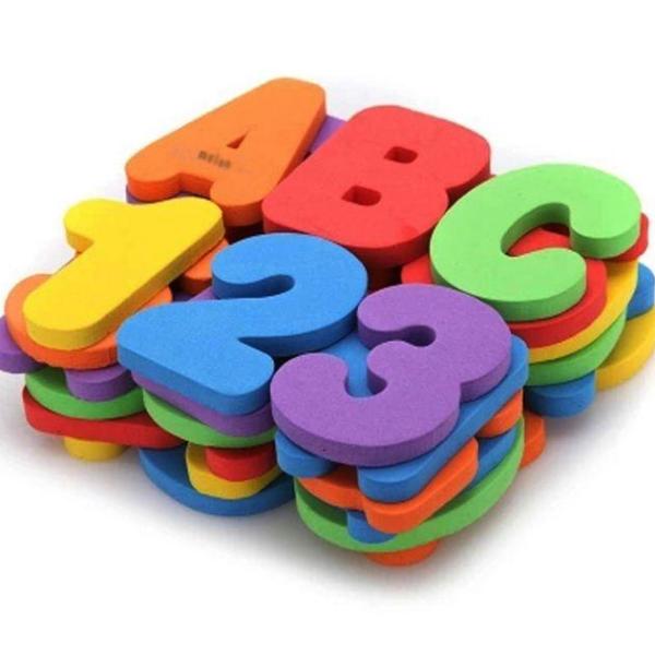 36 Count Floating Foam Letters Educational Toy